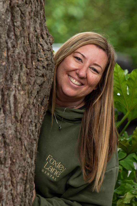 Practice manager Laura Kichenside, offering caring and approachable dental support.