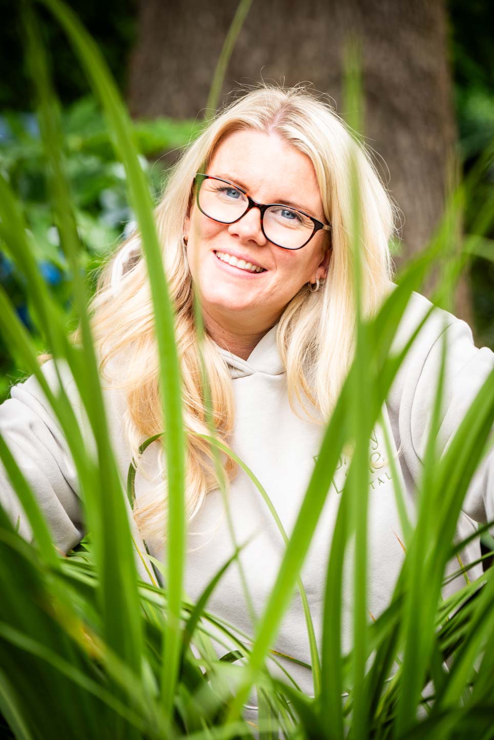 Kayleigh Glading from the Foxley Lane Dental team, pictured outdoors, representing a calm and friendly approach to cosmetic dentistry and composite bonding treatments