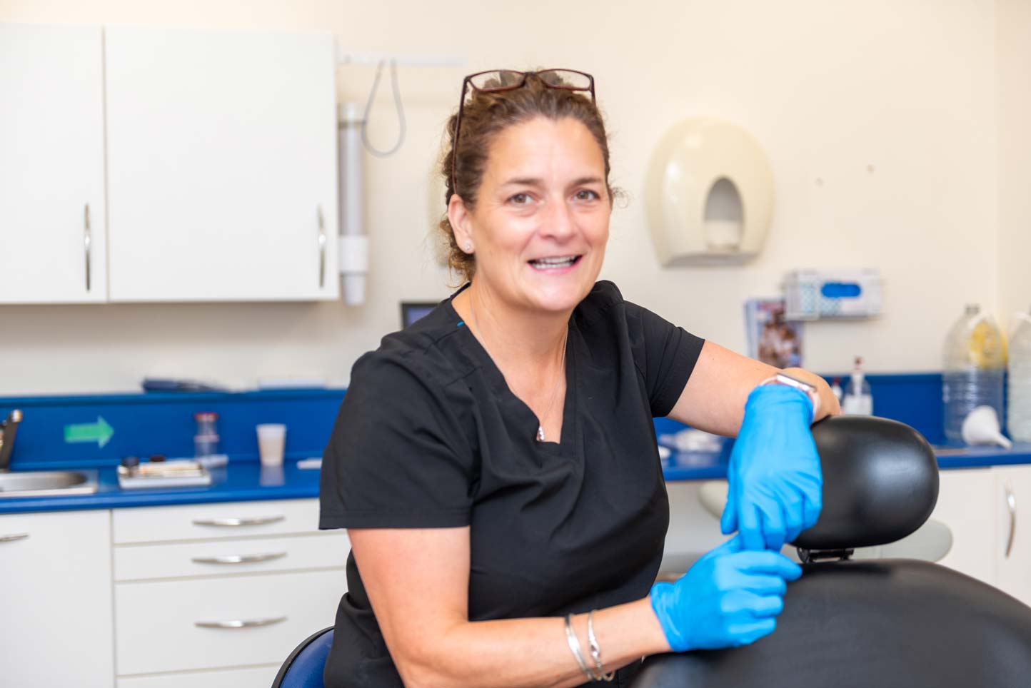 Dental hygienist Vicky Harris providing preventive care to support healthy teeth and gums.