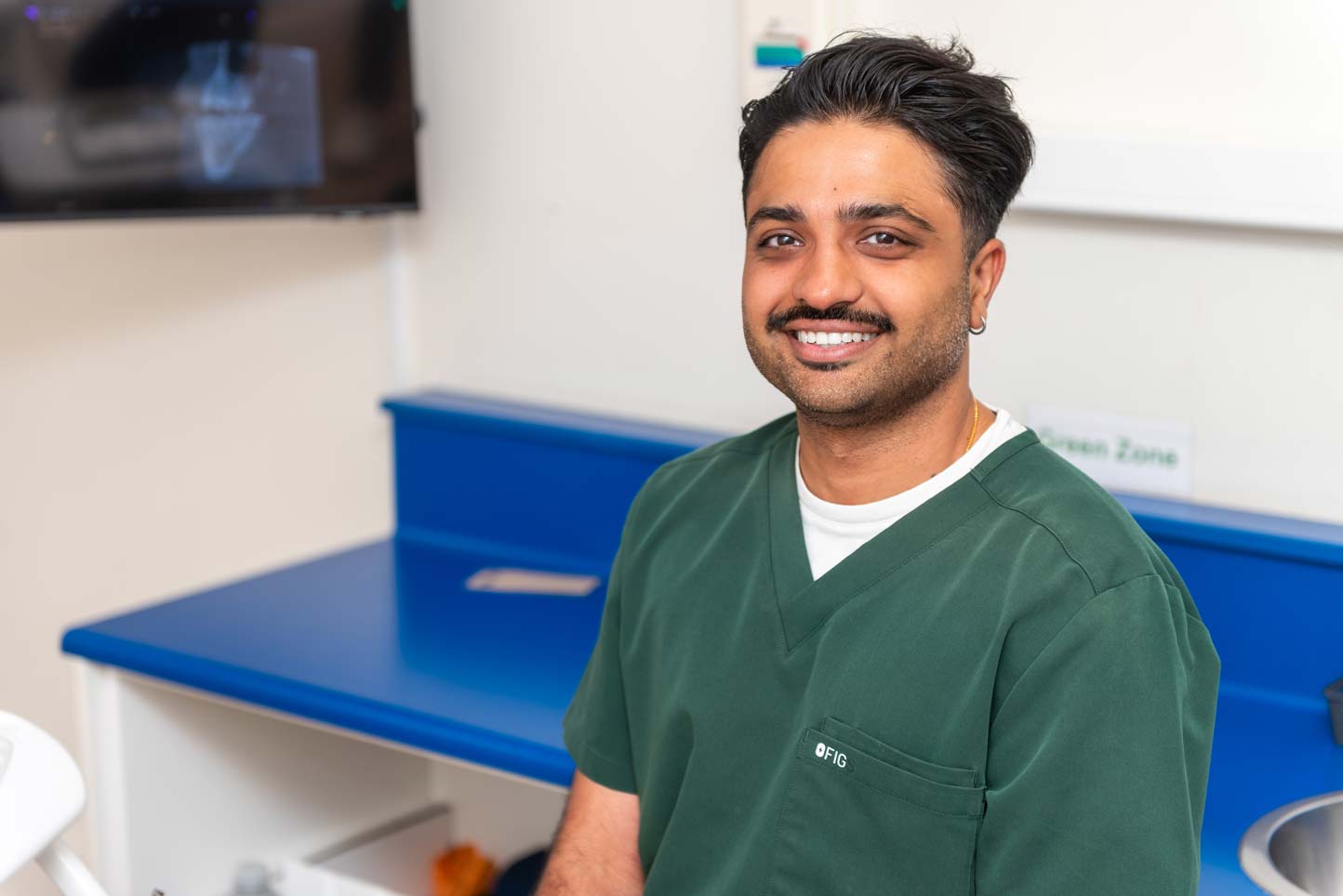 Dentist Ankit Patel providing professional and friendly patient care