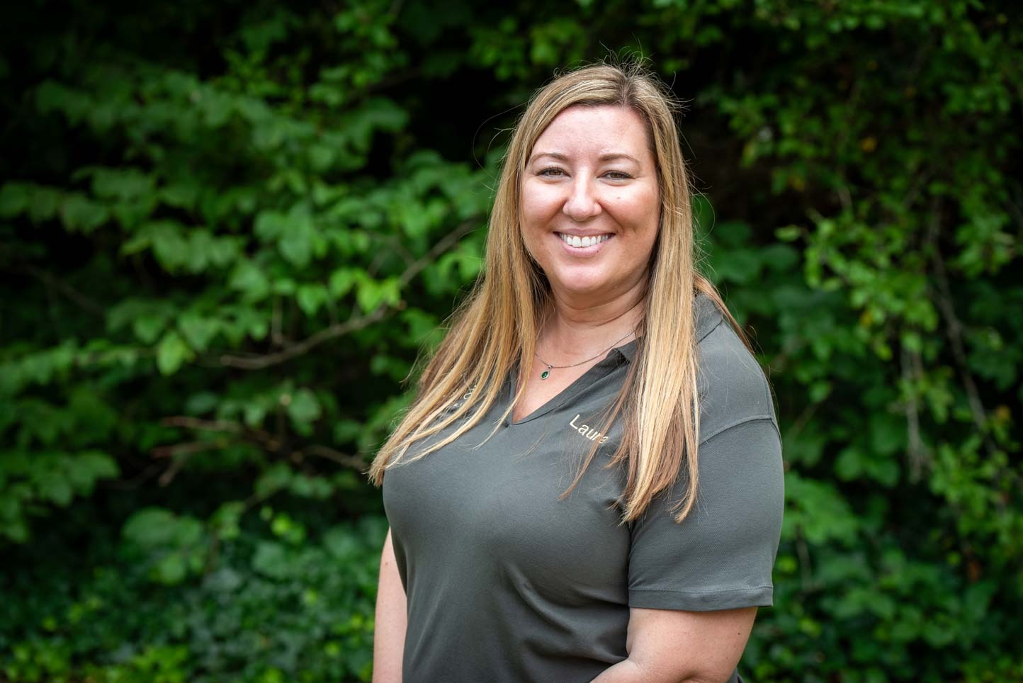 Practice manager Laura Kichenside at Foxley Lane Dental welcoming patients for emergency dental care in Purley